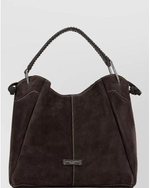Gianni Chiarini Leather Tote Bag - Black