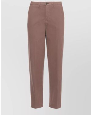 Briglia 1949 Cropped Straight-Leg Pants - Brown