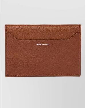 Paul Smith Leather Card Holder - Brown