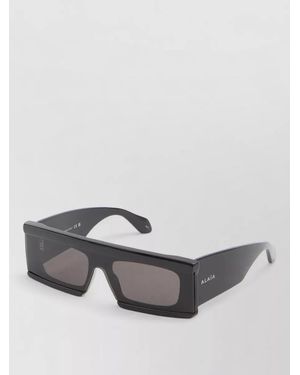 Alaïa Acetate Mask Sunglasses - Grey