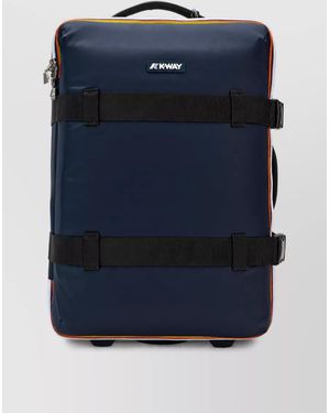 K-Way Wheeled Travel Bag - Blue