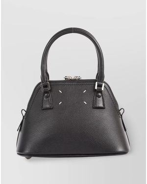 Maison Margiela 5Ac Micro Leather Shoulder Bag - Black