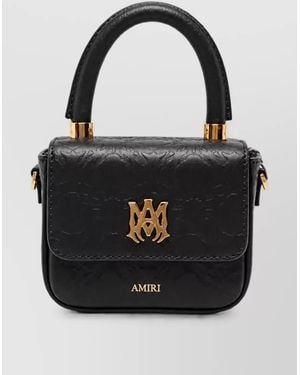 Amiri Leather Nano Shoulder Bag - Black