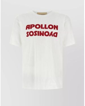 Valentino Garavani Cotton Printed T-Shirt - White