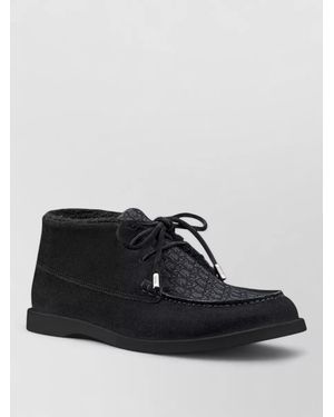 Dior Leather Boots - Black
