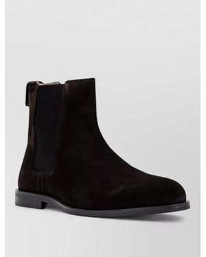Calvin Klein Suede Leather Chelsea Boots - Black