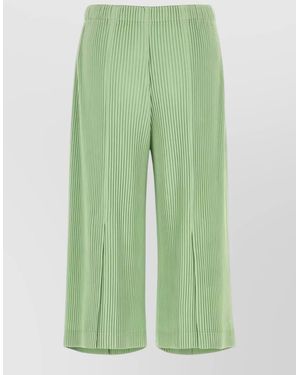 Homme Plissé Issey Miyake Pleated Chino Shorts - Green