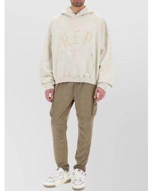 Represent Hooded Sweater Kangaroo Pocket - Natural