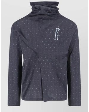 Kiko Kostadinov Cotton Sweatshirt Jacket - Blue
