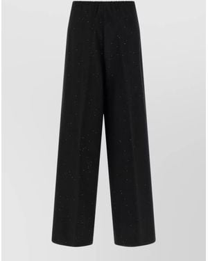 Herno Wide-Leg Trousers - Black