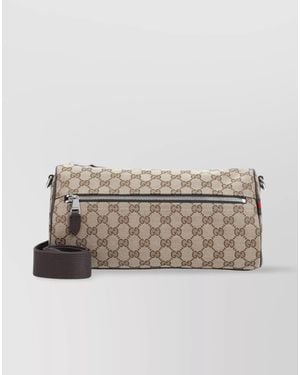 Gucci Gg Cylindrical Messenger Bag - Multicolour