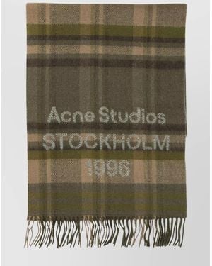 Acne Studios Wool Scarf - Green