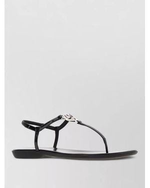 Gucci Leather Sandals Flat Sole Open Toe - Multicolour