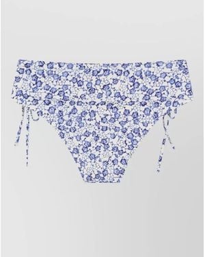 Isabel Marant Prudi Bikini Bottom High Waist Side Ties - Blue