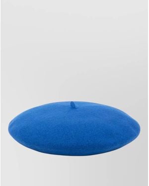 Borsalino Wool Knitted Beret - Blue