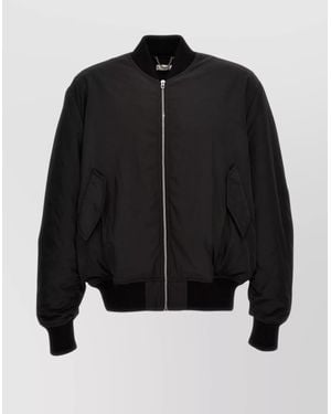 1989 STUDIO Nylon Bomber Jacket - Black