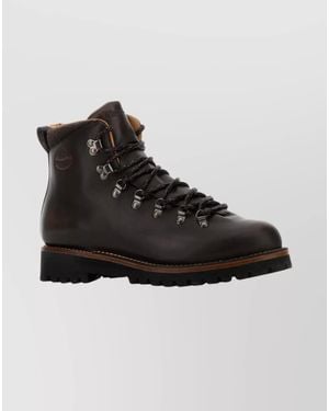 Church's Leather Poulton Ankle Boots With Pull Tab - Black