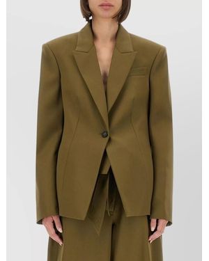 The Attico Wool Blazer - Green