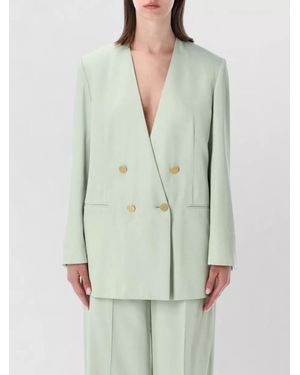 Alberta Ferretti Double Breasted Tailored Jacket Buttons - Green
