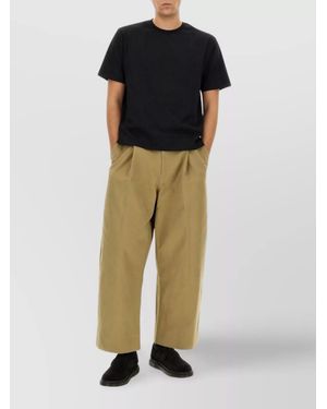 Studio Nicholson Cotton Straight-Leg Trousers - Multicolour
