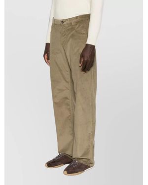 Etro Straight Leg Corduroy Jeans - Natural
