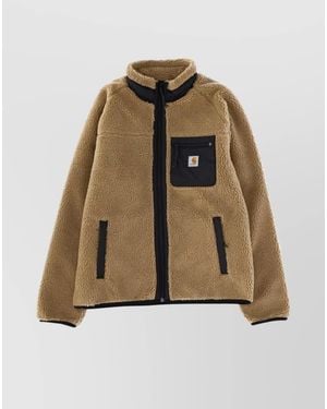 Carhartt Fleece Zip-Up Jacket - Natural