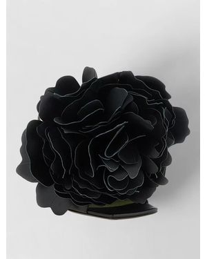 Givenchy Boudoir Mules Square Toe Stiletto Heel Floral - Black
