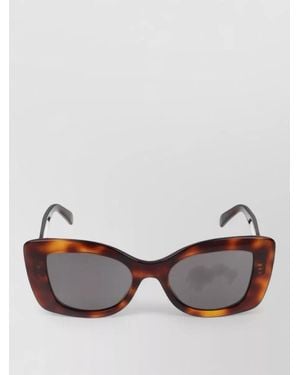 Celine Sunglasses Cat Eye Oversized Tortoiseshell Frame - Brown