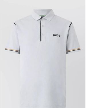 BOSS Short-Sleeve Polo Shirt - Grey