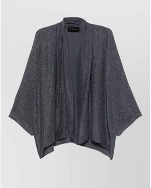 Cortana Silk Jacket - Blue