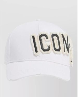 DSquared² Logo-Appliqué Baseball Cap - Multicolour