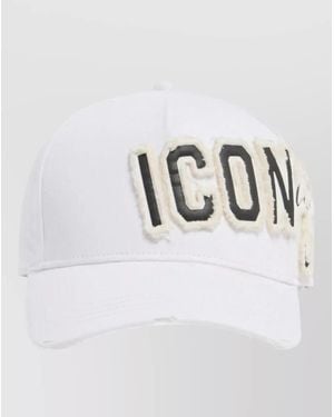 DSquared² Logo Appliqué Baseball Cap - Multicolour