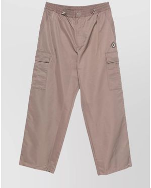 KENZO Straight-Leg Cargo Trousers - White