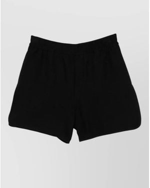 Emporio Armani Patterned Chino Shorts - Black