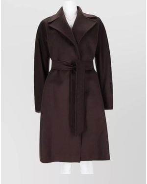 Max Mara Virgin Wool Fitted Jacket - Brown