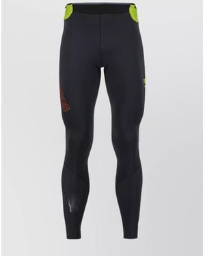 Karpos Straight Pants Featuring Reflective Accents - Blue