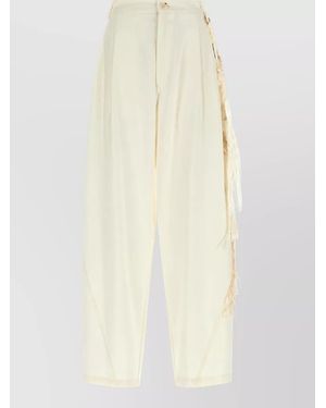 DARKPARK Wide-Leg Trousers - White