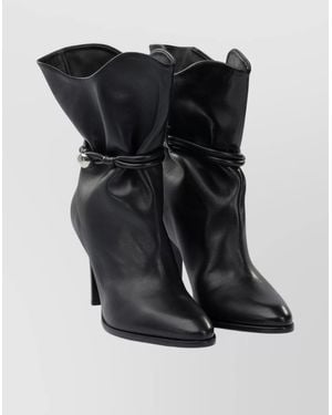 Isabel Marant Stylish Ankle Boots Decorative Strap - Black