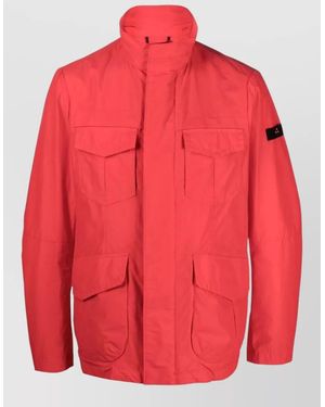 Peuterey Stand-Collar Lightweight Jacket - Red