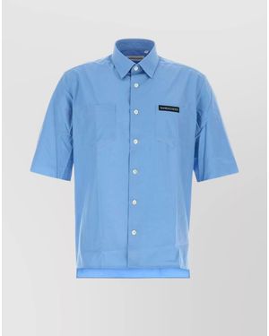 NAMACHEKO Cotton Poplin Shirt - Blue