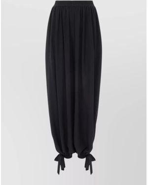 Chloé Straight Leg Lounge Pants Loose Fit - Blue