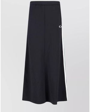 Balenciaga High-Rise A-Line Skirt - Blue