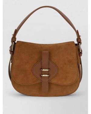 Coccinelle Leather Shoulder Bag - Brown