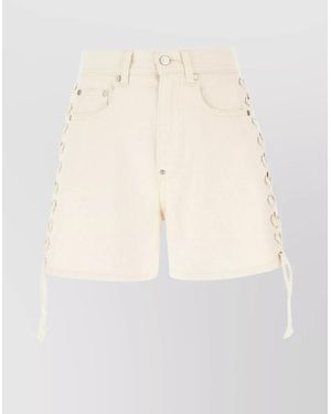 Stella McCartney Denim Knee-Length Shorts - Natural