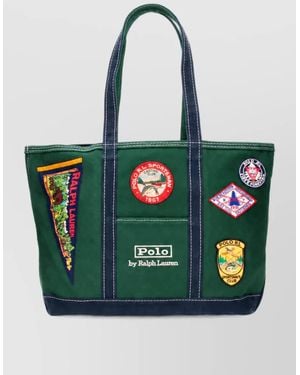 Polo Ralph Lauren Canvas Beach Bag - Green