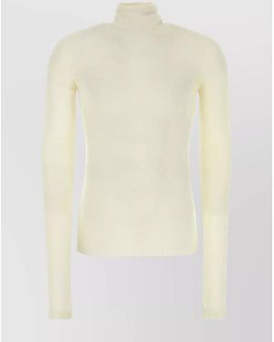 Ami Paris Fine-Knit Jumper - White