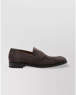 ZEGNA Suede Leather Loafers - Multicolour