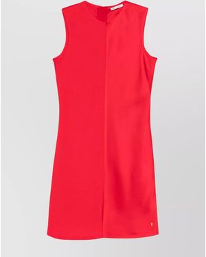 Ami Paris Sleeveless Maxi Dress - Red