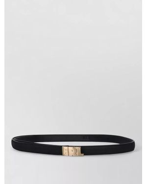 ERL Leather Belt - White