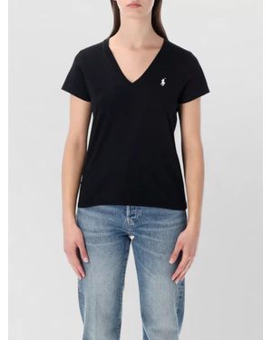 Polo Ralph Lauren Cotton V-Neck Short-Sleeve T-Shirt - Black